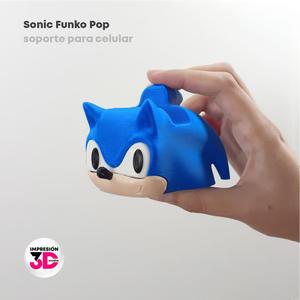 Sonic funko cell phone stand
