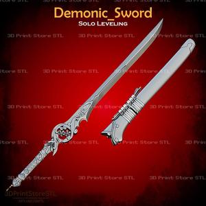 Demonic Sword Cosplay Solo Leveling - STL File