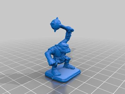Hero Quest Orc with mace