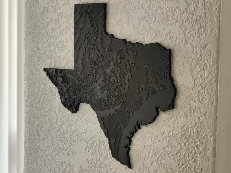 Texas Topographic Map