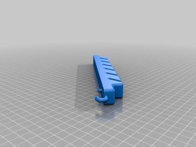 Ruler rack for IKEA Skadis