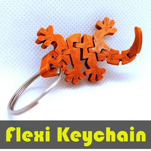 Flexi Articulated Keychain - Gecko