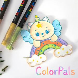 Cat Unicorn - ColorPals - Coloring for kids