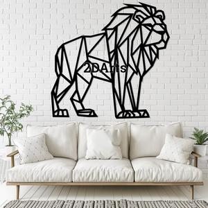 Low Poly Lion 2D Wall Art/Window Art