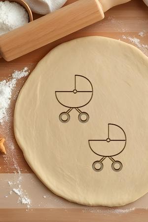 Stroller Cookie Cutter, Biscuit Cutter