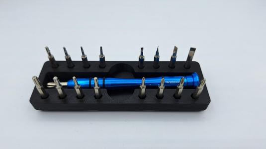 Workzone Screwdriver precision bit set Gridfinity