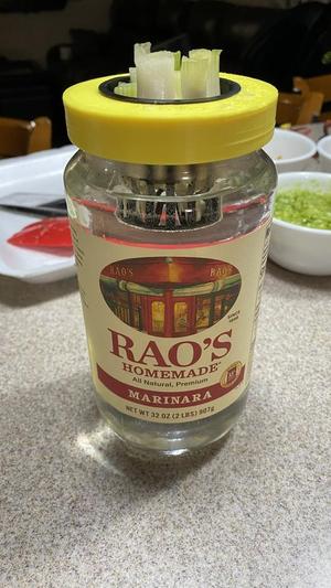 Rao's Marinara Sauce 32 Oz Jar Lid (Blank & Netcup for Hydroponic)