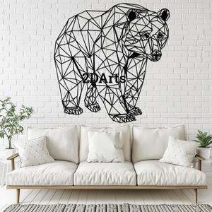 Low Poly Bear 2D Art