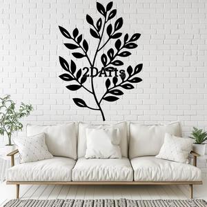 Branch with Leaves 2D Wall Art/Window Art STL & SVG File for 3D Printing and Laser Cutting