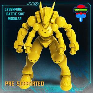 CYBERPUNK BATTLE SUIT SET C MODULAR
