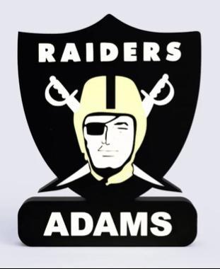 N.Y. Raiders Sign – LED Strip Compatible