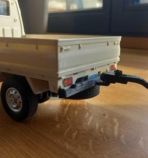 Tow Bar and Trailer project for WPL D12 mini 1:16