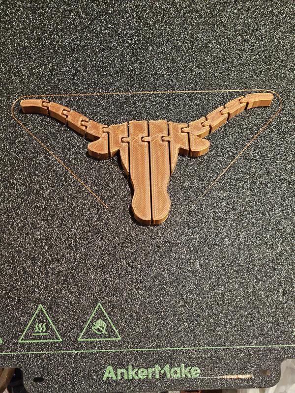 Flexi Bevo / Longhorns fidget toy
