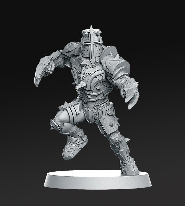 014 human blitzer Fantasy Football 32mm