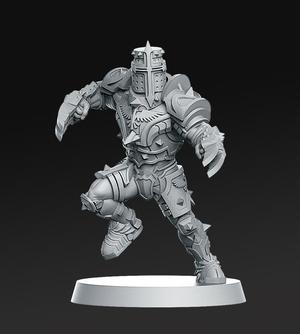 014 human blitzer Fantasy Football 32mm