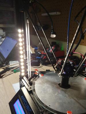 2020 rail LED strip mount