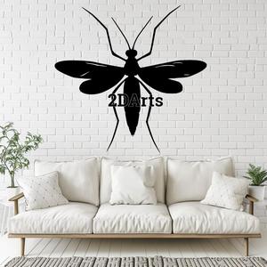 Mosquito 2D Wall Art/Window Art - Digital STL & SVG File