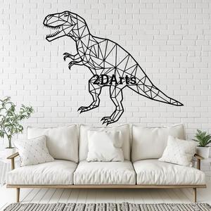 Low Poly Trex 2D Wall Art/Window Art - Digital STL & SVG File for 3D Printing or Laser Cutting