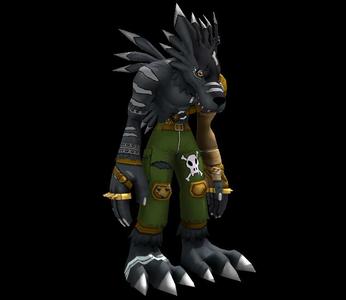 BlackWereGarurumon from Digimon