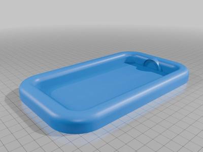 WaterSoftener Lid - replacement for thin one supplied with rolled top box
