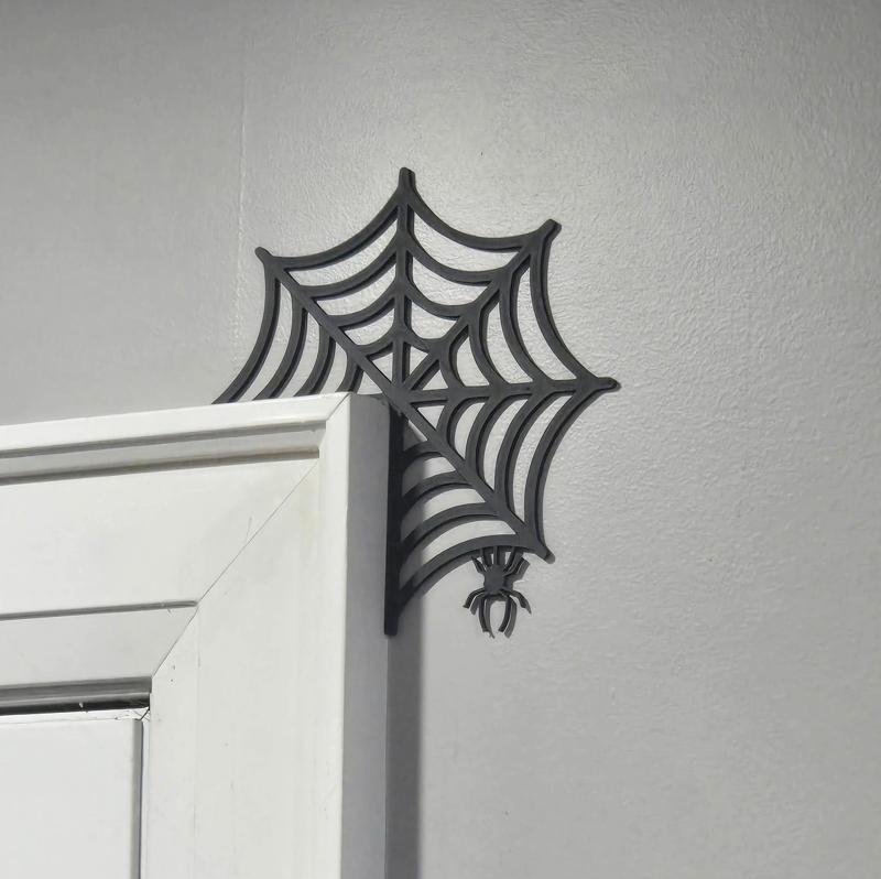 Halloween Web Door Corner