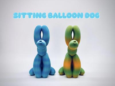 Sitting Balloon Dog 