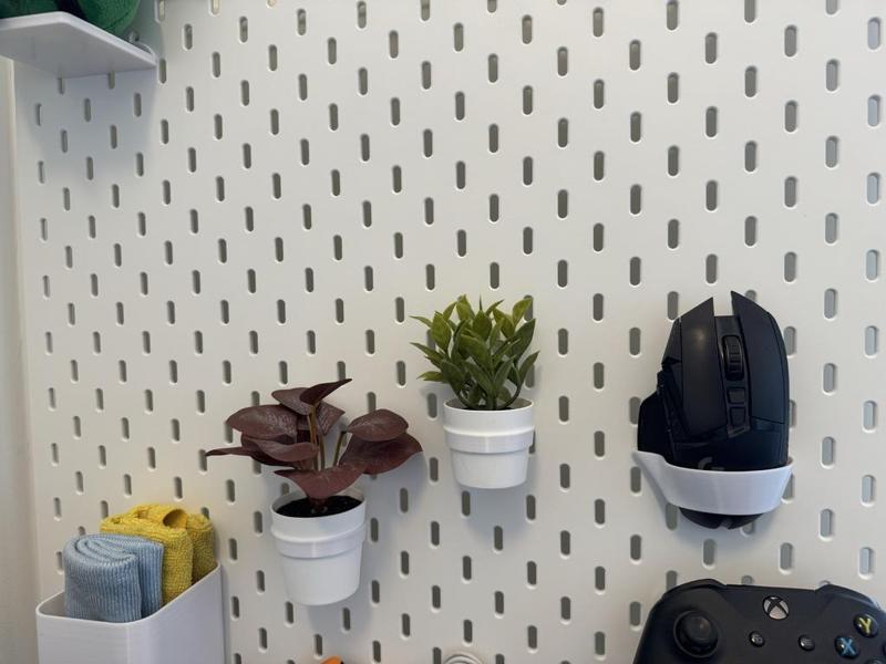 Ikea Skadis - Ikea Fejka artificial flower holder (parametric)