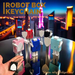 Fidget Transforming Robot Keychain – DIY 3D Printing Toy!