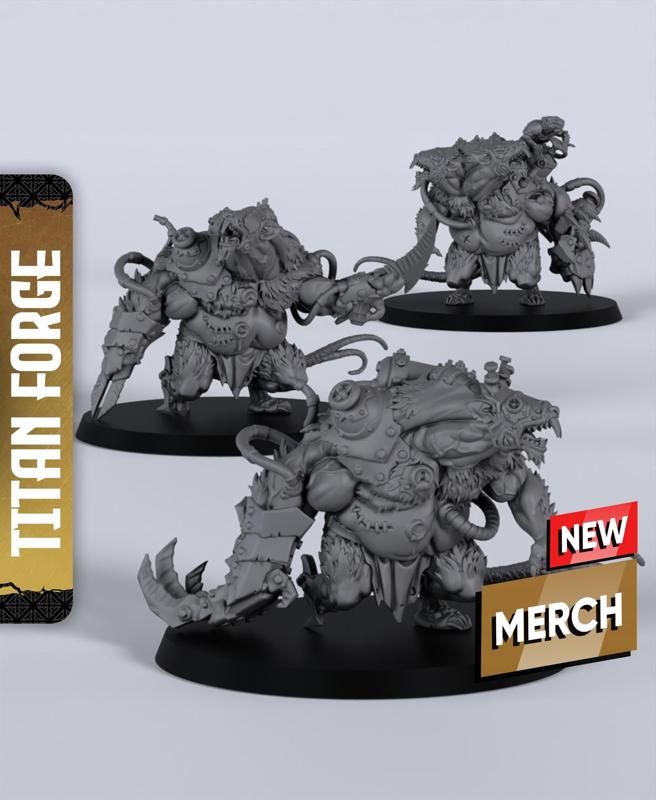 Vermin Bonesplitters - With Free Dragon Warhammer - 5e DnD Inspired for RPG and Wargamers