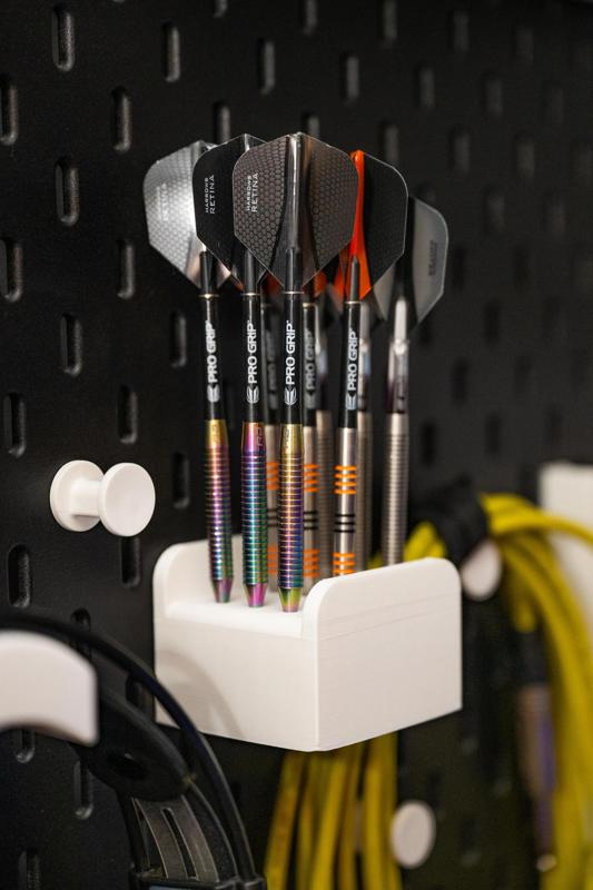 3 set Darts Holder for IKEA SKÅDIS Pegboard