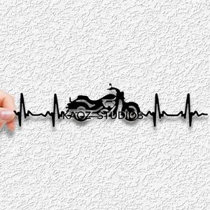 harley davidson wall art motorcycle wall decor heart beat decoration fanart