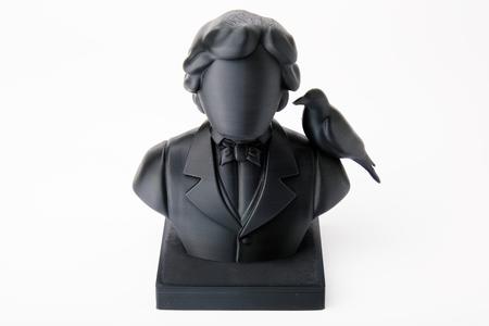 The Raven and the Poet – Edgar Allan Poe Bust