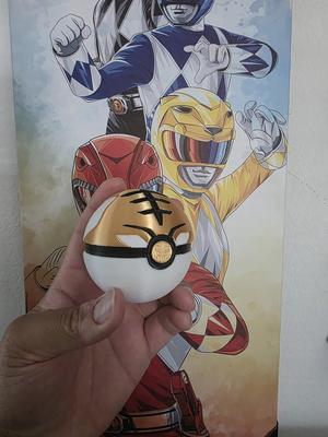 White Tiger Ball [Ranger Themed Pokeball]