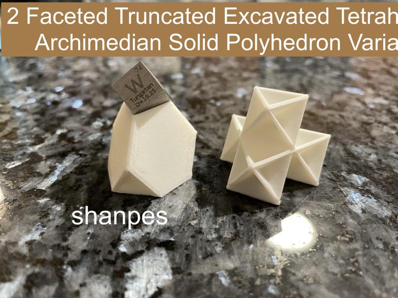 Geometric Cube Display Stand
