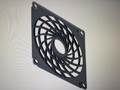 High-efficiency Noctua 80mm fan grill