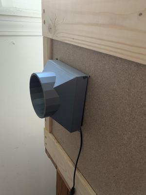 PC Fan to 4in Air Duct Tube
