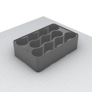 3x2x1 Holder for 11 32mm paints - multibin insert