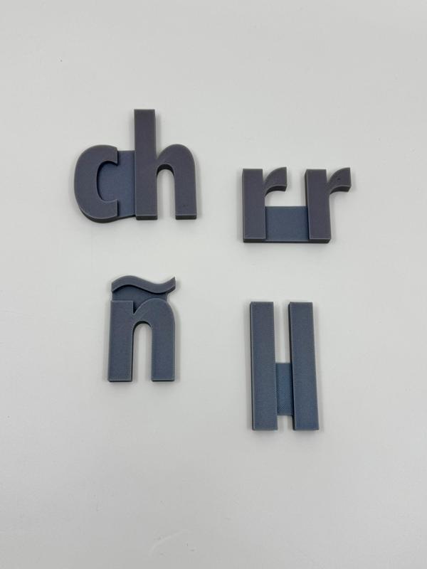 Magnetic Letters - Spanish Letters/Digraphs