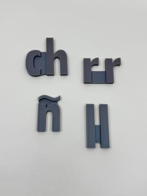Magnetic Letters - Spanish Letters/Digraphs