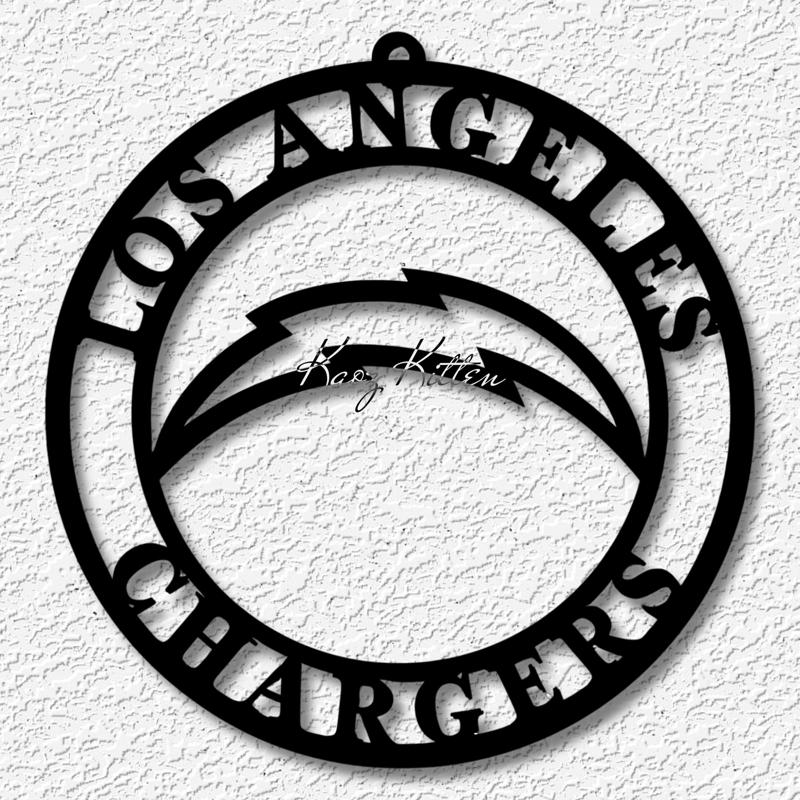los angeles chargers wall art football team home decor