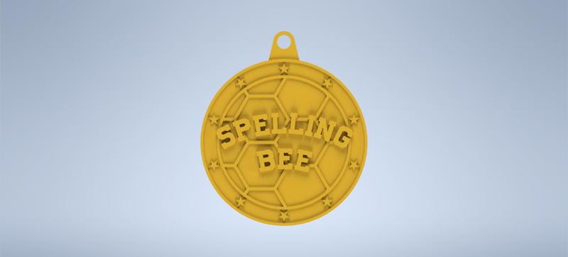 Spelling bee medal