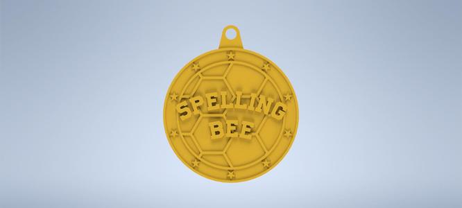 Spelling bee medal