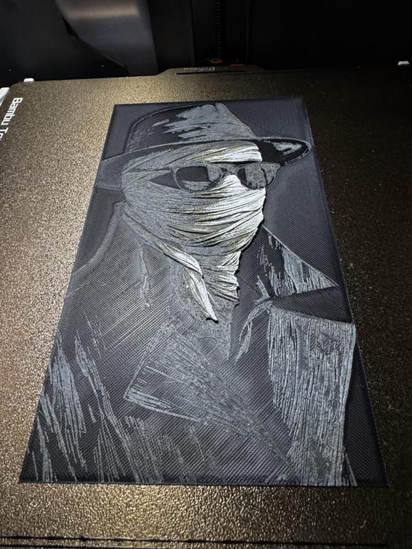 "Invisible Man" - Huetober Monster Portraits in Hueforge