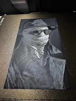 "Invisible Man" - Huetober Monster Portraits in Hueforge