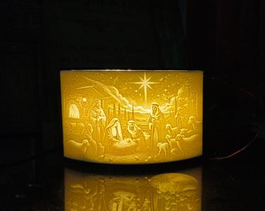 Nativity scene Lithophane