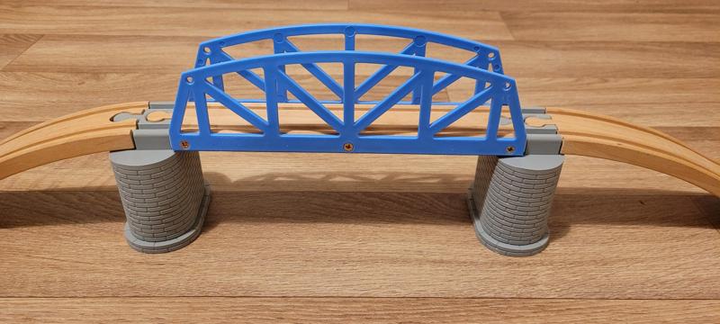 Stone bridge pillar for a wooden train - compatible with Brio, IKEA, LIDL
