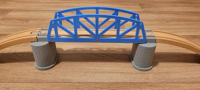 Stone bridge pillar for a wooden train - compatible with Brio, IKEA, LIDL