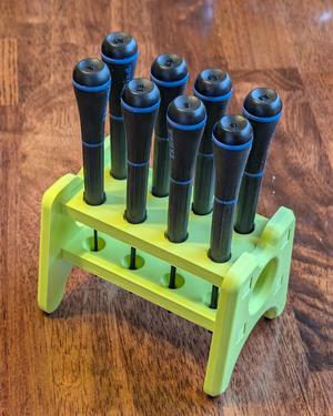 Holders for 8, 10 or 12 Small Screwdrivers
