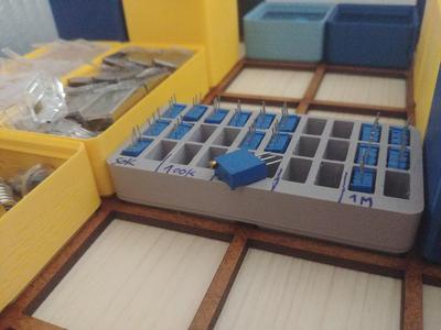 Variable resistor bin 1x2 H2