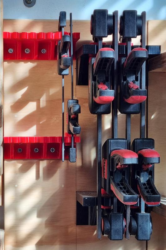 Parametric Wall Mounted Quick Clamp Holder